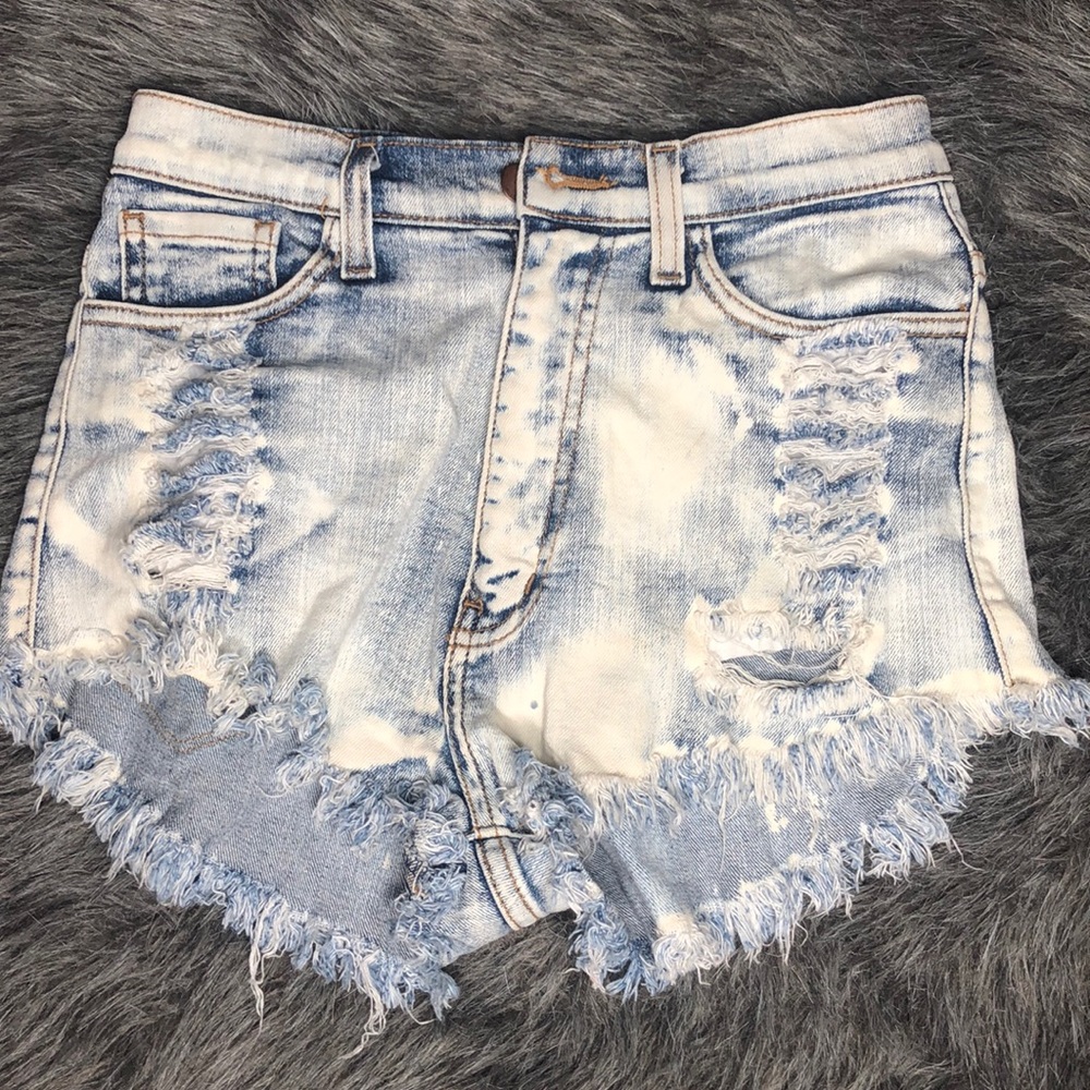 High waisted shorts